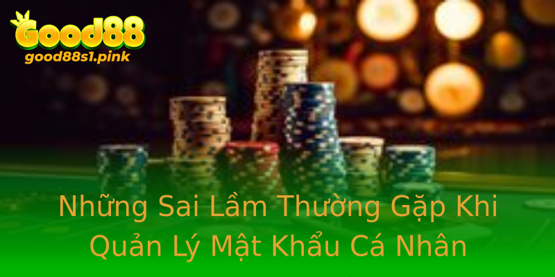 Những Sai Lầm Thường Gặp Khi Quản Lý Mật Khẩu Cá Nhân