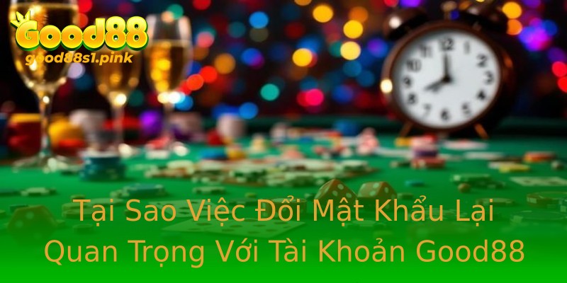 Tại Sao Việc Đổi Mật Khẩu Lại Quan Trọng Với Tài Khoản Good88